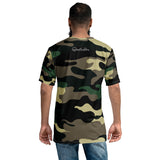 0123C - OTF Wht-Logo LOCKED & LOADED Camouflage Men's Short Sleeve T-shirt