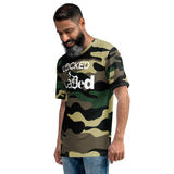 0123C - OTF Wht-Logo LOCKED & LOADED Camouflage Men's Short Sleeve T-shirt
