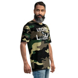 0123C - OTF Wht-Logo LOCKED & LOADED Camouflage Men's Short Sleeve T-shirt