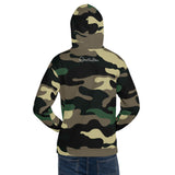 0123H - OTF Wht-Logo LOCKED & LOADED Camouflage Unisex (Pull-Over/Pouched) Hoodie