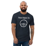 0102 - OTF Wht-Logo Men's RESPECT (in Various colors) Short Sleeve Crew-Neck T-Shirt