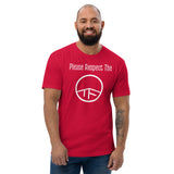 0102 - OTF Wht-Logo Men's RESPECT (in Various colors) Short Sleeve Crew-Neck T-Shirt