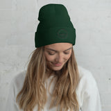 0126 - OTF Cuffed Beanie (in Various colors) w/ Blk 3D Puff-Embroidered Logo