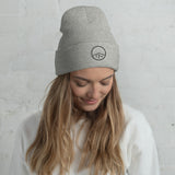 0126 - OTF Cuffed Beanie (in Various colors) w/ Blk 3D Puff-Embroidered Logo