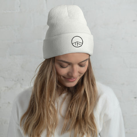 0126 - OTF Cuffed Beanie (in Various colors) w/ Blk 3D Puff-Embroidered Logo