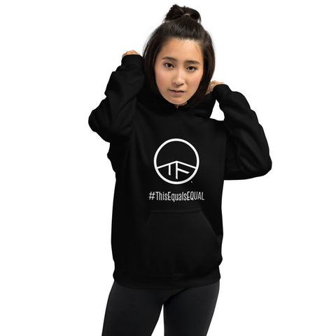 0115 - OTF Wht-Logo Unisex #ThisEqualsEQUAL Hoodie (Pull-Over/Pouched in Various colors)
