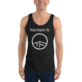 0105 - OTF Wht-Logo Unisex RESPECT (in Various colors) Tank Top