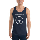0105 - OTF Wht-Logo Unisex RESPECT (in Various colors) Tank Top