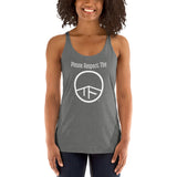 0104 - OTF Wht-Logo Ladies' RESPECT (in Various colors) Racerback Tank