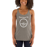 0104 - OTF Wht-Logo Ladies' RESPECT (in Various colors) Racerback Tank