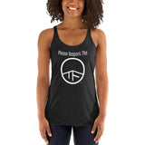 0104 - OTF Wht-Logo Ladies' RESPECT (in Various colors) Racerback Tank