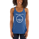 0104 - OTF Wht-Logo Ladies' RESPECT (in Various colors) Racerback Tank