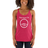 0104 - OTF Wht-Logo Ladies' RESPECT (in Various colors) Racerback Tank